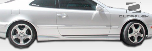 Extreme Dimensions Duraflex AMG Look Side Skirts Compatible With 1998-2002 Mercedes CLK - 2 Piece - 103046