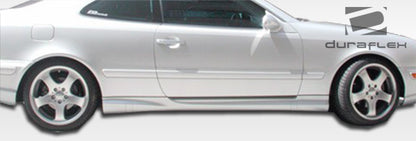 Extreme Dimensions Duraflex AMG Look Side Skirts Compatible With 1998-2002 Mercedes CLK - 2 Piece - 103046