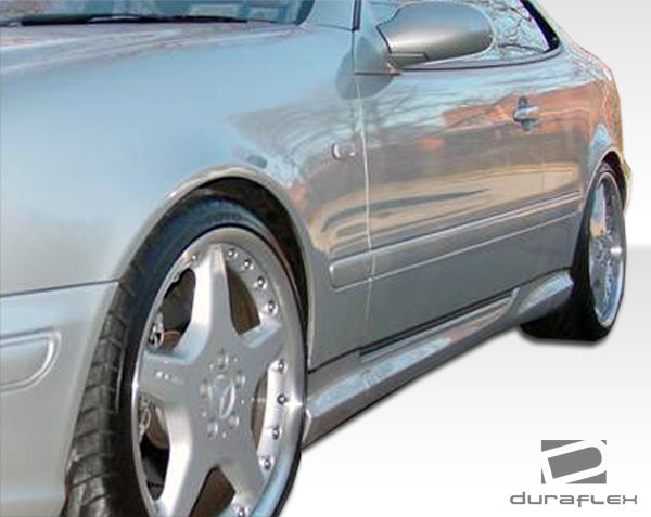 Extreme Dimensions Duraflex AMG Look Side Skirts Compatible With 1998-2002 Mercedes CLK - 2 Piece - 103046