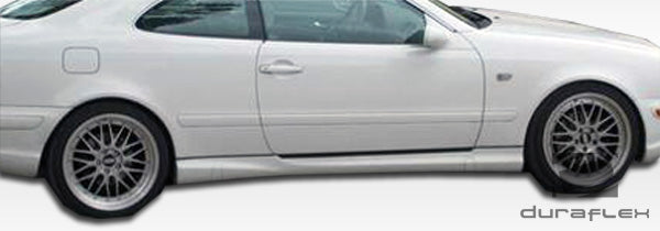 Extreme Dimensions Duraflex AMG Look Side Skirts Compatible With 1998-2002 Mercedes CLK - 2 Piece - 103046