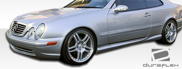 Extreme Dimensions Duraflex AMG Look Side Skirts Compatible With 1998-2002 Mercedes CLK - 2 Piece - 103046