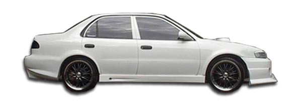 Extreme Dimensions Duraflex Bomber Side Skirts Compatible With 1993-2002 Toyota Corolla - 2 Piece - 102033