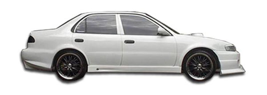 Extreme Dimensions Duraflex Bomber Side Skirts Compatible With 1993-2002 Toyota Corolla - 2 Piece - 102033