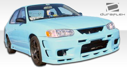 Extreme Dimensions Duraflex Bomber Side Skirts Compatible With 1993-2002 Toyota Corolla - 2 Piece - 102033