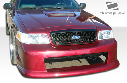 Extreme Dimensions Duraflex GT Concept Front Bumper Cover Compatible With 1998-2007 Ford Crown Victoria - 1 Piece - 103532