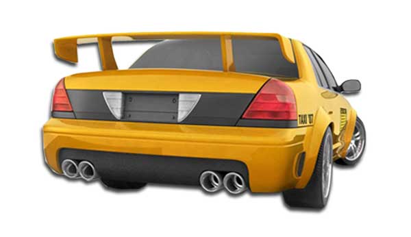 Extreme Dimensions Duraflex GT Concept Rear Bumper Cover Compatible With 1998-2007 Ford Crown Victoria - 1 Piece - 103534