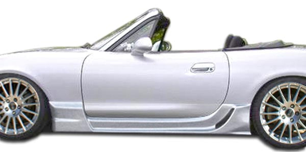 Extreme Dimensions Duraflex Wizdom Side Skirts Compatible With 1999-2005 Mazda Miata - 2 Piece - 105961