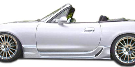 Extreme Dimensions Duraflex Wizdom Side Skirts Compatible With 1999-2005 Mazda Miata - 2 Piece - 105961