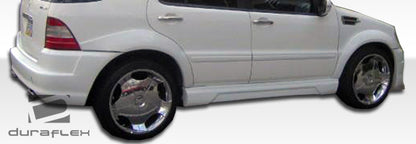 Extreme Dimensions Duraflex W-1 Fender Flare Compatible With 1998-2001 Mercedes ML - 4 Piece - 105080