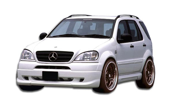 Extreme Dimensions Duraflex W-1 Front Lip Spoiler Compatible With 1998-2001 Mercedes ML - 1 Piece - 103433