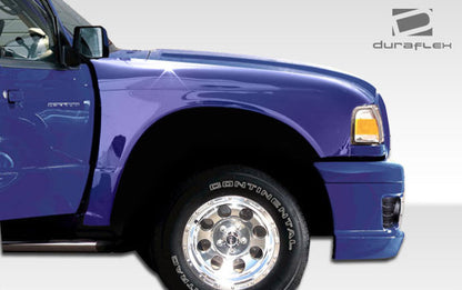 Extreme Dimensions Duraflex Off Road Bulge Front Fenders Compatible With 1998-2011 Ford Ranger - 2 Piece - 106459