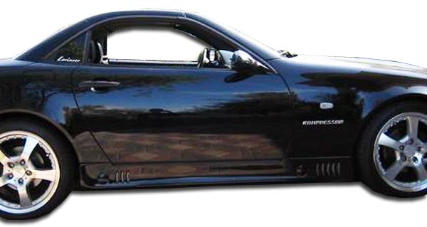 Extreme Dimensions Duraflex LR-S Side Skirts Compatible With 1998-2004 Mercedes SLK - 2 Piece - 105084