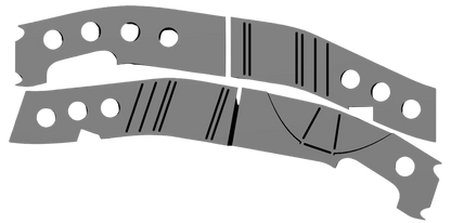 1999-2006 Chevy / GMC - GMT800 1500 - Weld On Front Frame Plate Kit