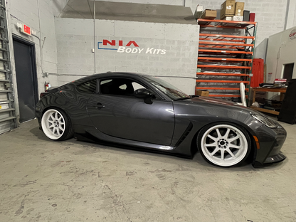 NIA Toyota GR86 NIA Side Skirts Sleek Splitter 2022+ GR86-SS-SD-NF-GB