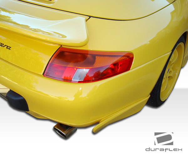 Extreme Dimensions Duraflex GT-3 Rear Lip Add On Spoiler Compatible With 1999-2001 Porsche 996 - 2 Piece - 103750