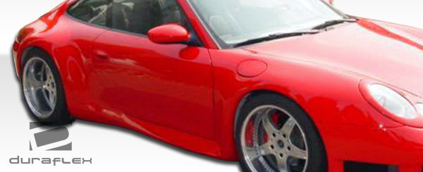Extreme Dimensions Duraflex GT3-R Wide Body Side Skirts Compatible With 1999-2001 Porsche 996 - 2 Piece - 105402