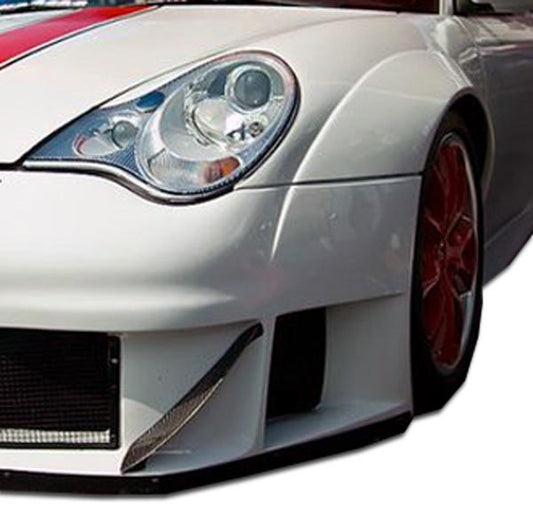 Extreme Dimensions Duraflex GT3 RSR Wide Body Front Fenders Compatible With 2002-2004 Porsche 996 - 2 Piece - 105410