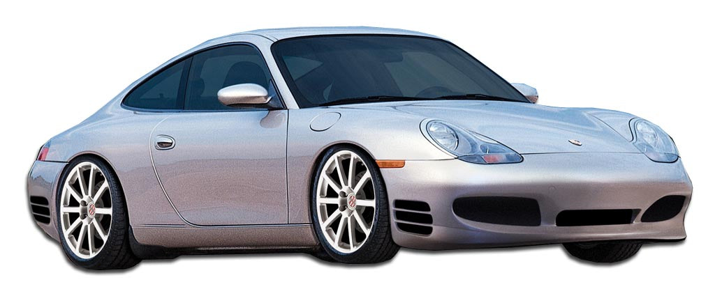 Extreme Dimensions Duraflex Turbo Body Kit Compatible With 1999-2001 Porsche 911 Carerra 996 - 4 Piece - 107092