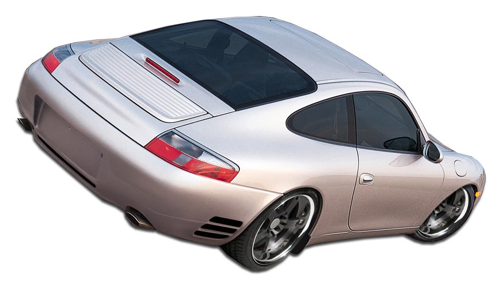 Extreme Dimensions Duraflex Turbo Look Rear Bumper Cover Compatible With 1999-2004 Porsche 996 - 1 Piece - 107076