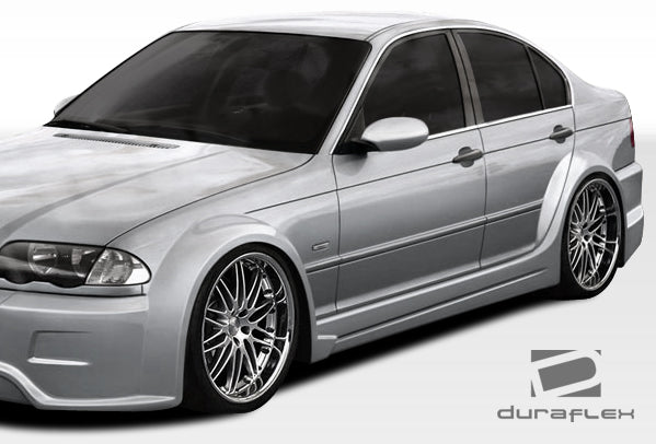 Extreme Dimensions Duraflex I-Design Wide Body Kit Compatible With 1999-2005 BMW 3 Series E46 4DR - 8 Piece - 106516