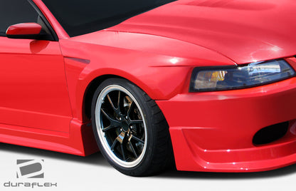 Extreme Dimensions Duraflex CBR500 Wide Body Front Fenders Compatible With 1999-2004 Ford Mustang - 2 Piece - 107583