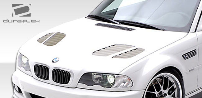 Extreme Dimensions Duraflex GTR Hood Compatible With 2001-2006 BMW M3 E46 - 1 Piece - 107179