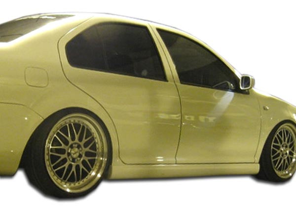 Extreme Dimensions Duraflex Vortex Side Skirts Compatible With 1999-2005 Volkswagen Golf - 2 Piece - 105965