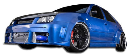 Extreme Dimensions Duraflex VT-R Front Bumper Cover Compatible With 1999-2004 Volkswagen Jetta - 1 Piece - 104940