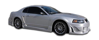 Extreme Dimensions Duraflex Bomber Side Skirts Compatible With 1999-2004 Ford Mustang - 2 Piece - 103275