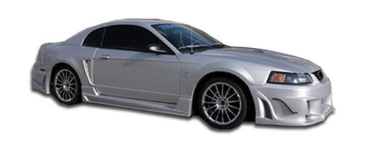 Extreme Dimensions Duraflex Bomber Side Skirts Compatible With 1999-2004 Ford Mustang - 2 Piece - 103275