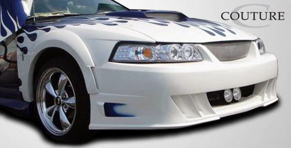 Couture Demon Front Fenders Flare Compatible With 1999-2004 Ford Mustang - 2 Piece - 104786