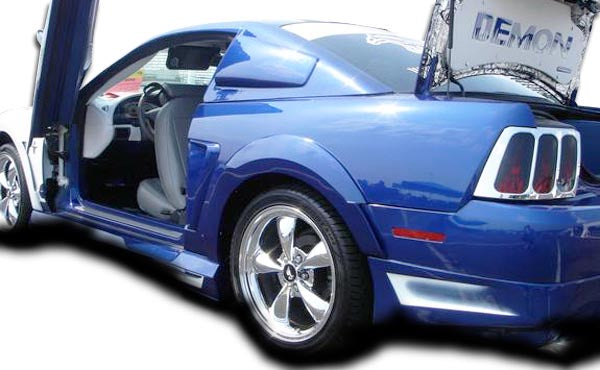 Couture Demon Rear Fender Flares Compatible With 1999-2004 Ford Mustang - 2 Piece - 104787