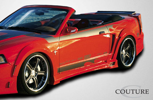Couture Demon Rear Fender Flares Compatible With 1999-2004 Ford Mustang - 2 Piece - 104787
