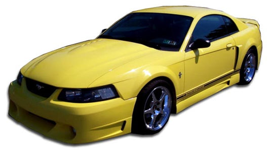 Extreme Dimensions Duraflex CVX Side Skirts Compatible With 1999-2004 Ford Mustang - 2 Piece - 104839
