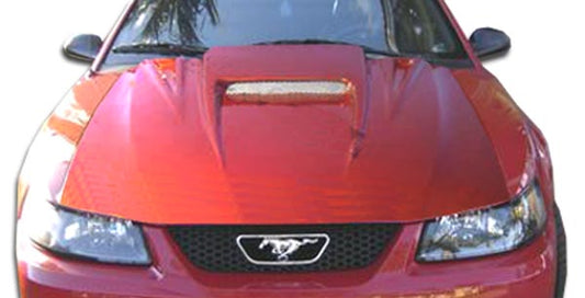 Extreme Dimensions Duraflex Spyder 3 Hood Compatible With 1999-2004 Ford Mustang - 1 Piece - 102071