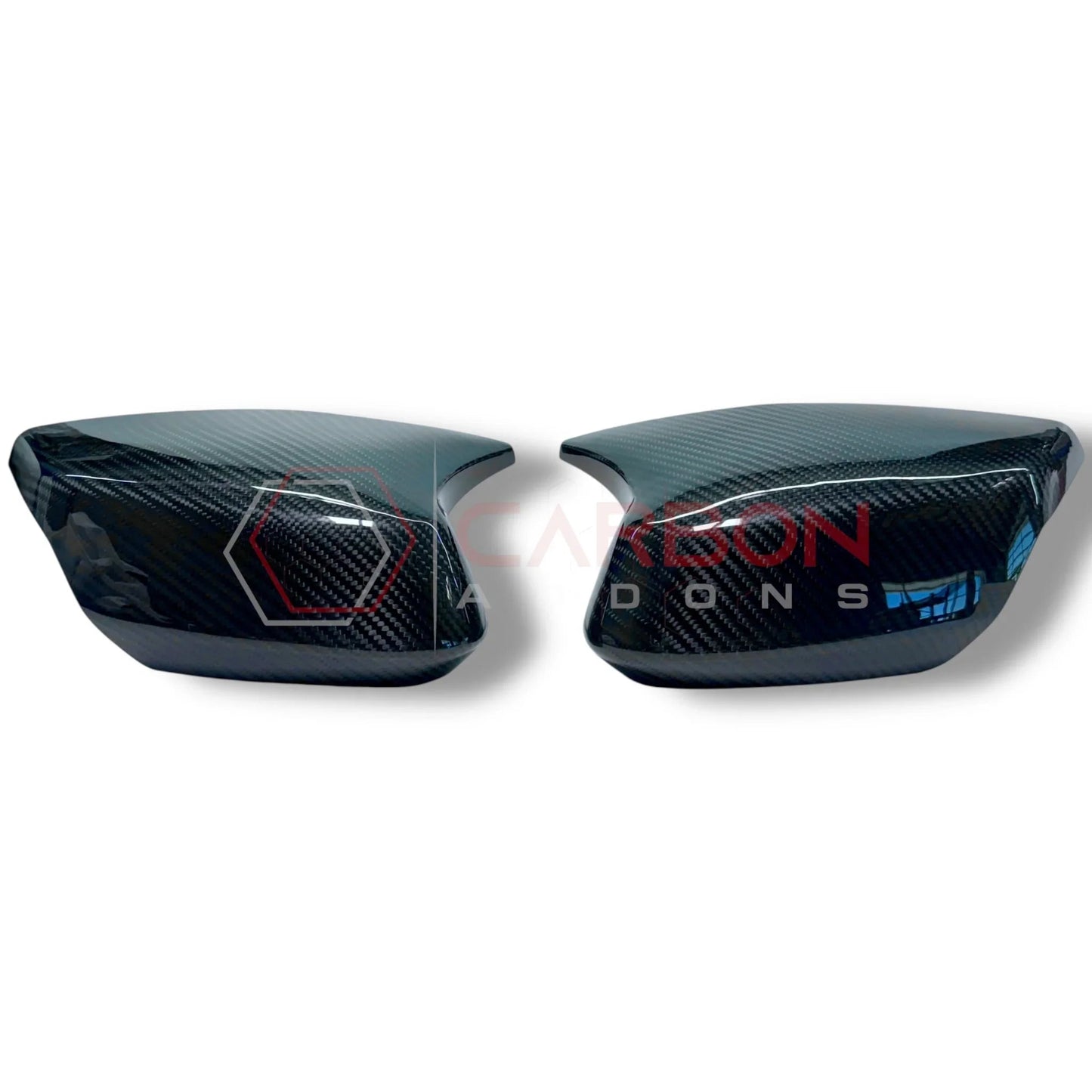 C8 Corvette Carbon Fiber M-Style Side View Mirror Cap Covers