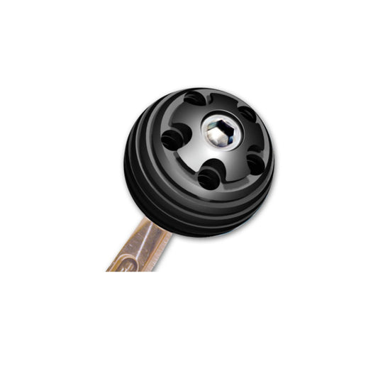 Longacre Billet Aluminum Mini Shifter Ball - 3/8"-16 thread - 1-5/8" Diameter 52-22607