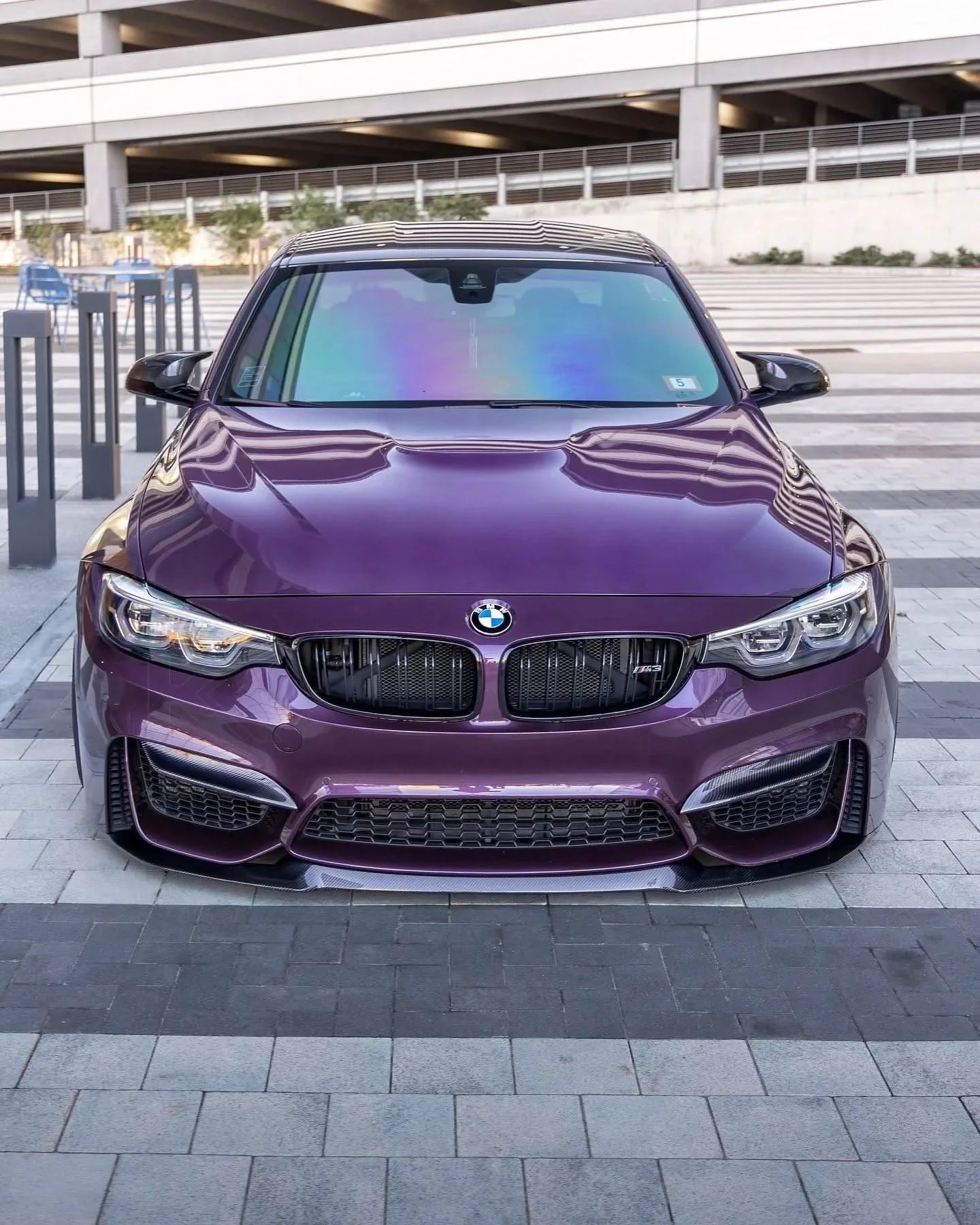 BMW 3 Series F80 M3 F82 F83 M4 CS Style Carbon Fiber Front Lip (2015 - 2019)