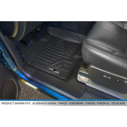 SMARTLINER Custom Fit Floor Liners For 2007-2013 Silverado/Sierra 1500/2500/3500 HD Extended Cab