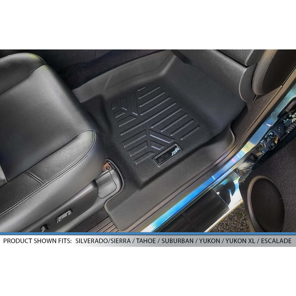 Smart Trim™ Floor Liners For 2007-2013 Silverado/Sierra 1500 Crew Cab - 2007-2014 2500/3500 HD Crew Cab