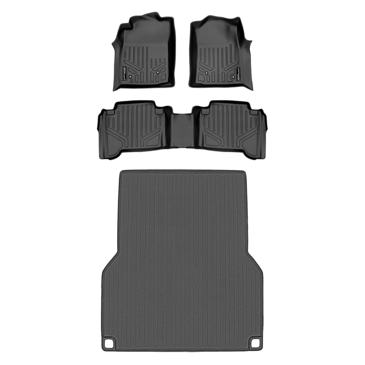 SmartCoverage™ Floor Liners For 2005-2011 Toyota Tacoma Double Cab (No Manuals)