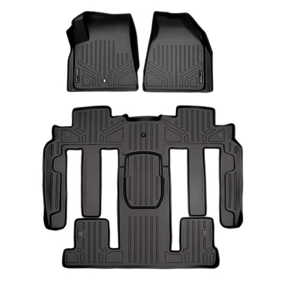 SMARTLINER Floor Liners for 2009-2010 Chevrolet Traverse (2nd Row Bucket)