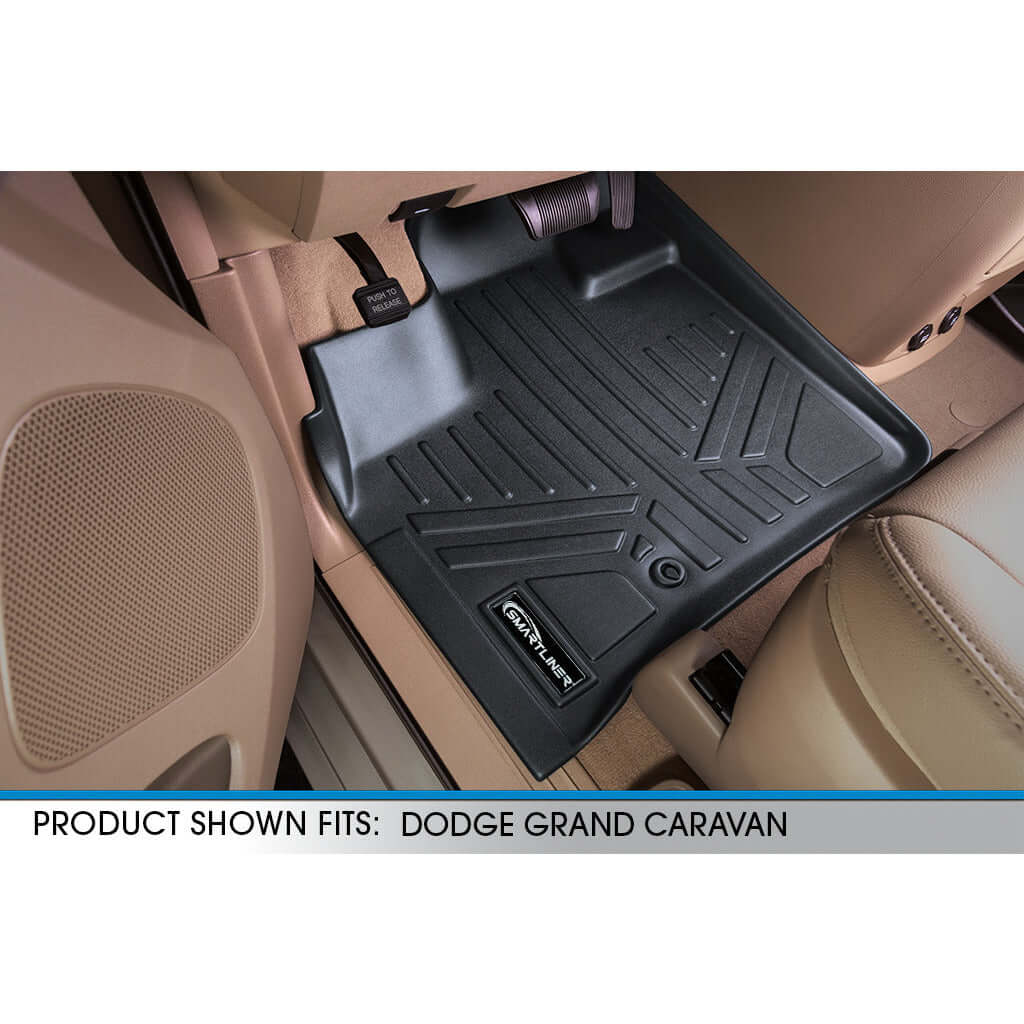 Smart Trim™ Floor Liners For 2008 2020 Caravan/Town & Country (Stow'n Go Only)