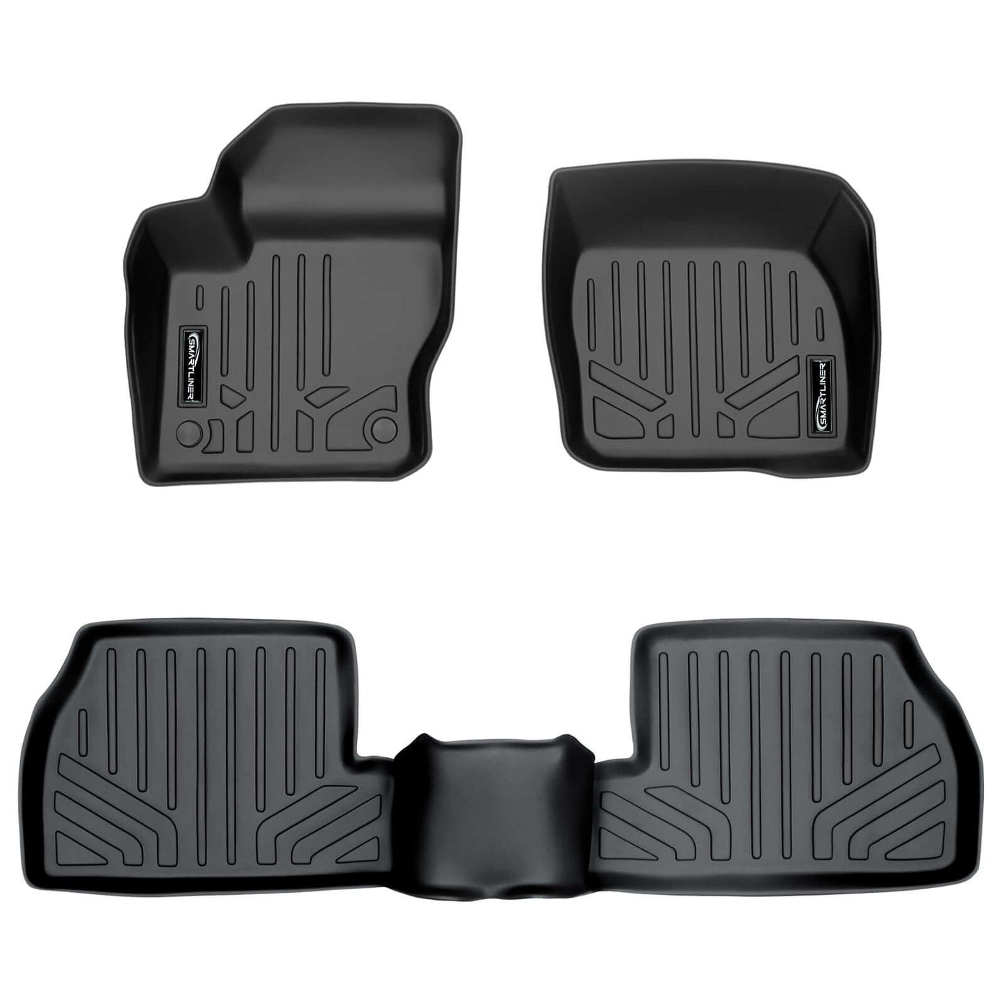 SMARTLINER Custom Fit Floor Liners For 2012-2018 Ford Focus Hatchback (No SR Models)