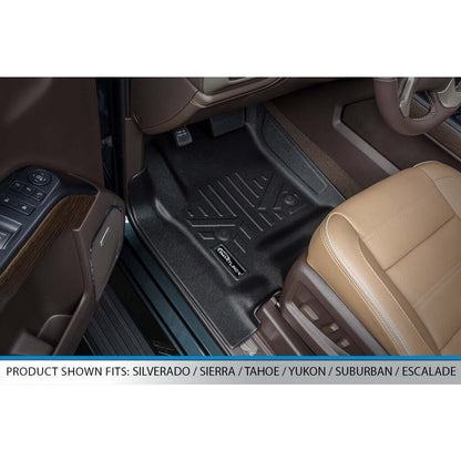 SMARTLINER Floor Liners for 2015-2020 Cadillac Escalade ESV (2nd Row Bucket)