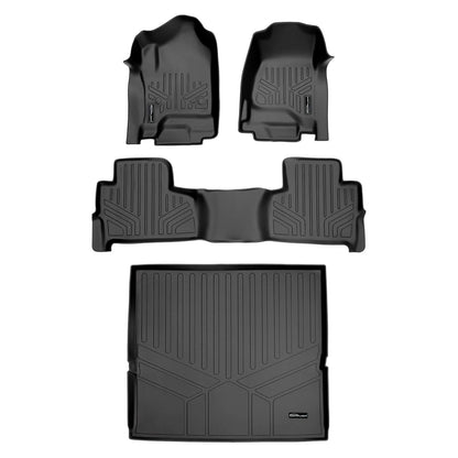 Smart Trim™ Floor Liners For 2015-2020 Chevrolet Tahoe / GMC Yukon (2nd Row Bucket)