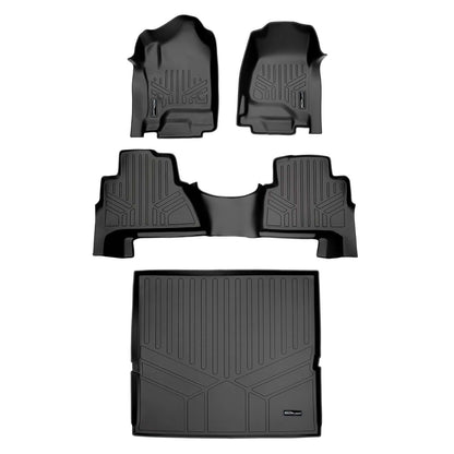 Smart Trim™ Floor Liners For 2015-2020 Cadillac Escalade with Second Row Bucket Seats
