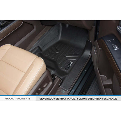 SMARTLINER Floor Liners for 2015-2020 Cadillac Escalade ESV (2nd Row Bench)