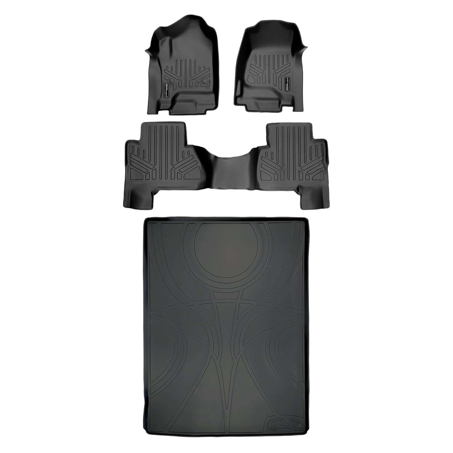 SMARTLINER Floor Liners for 2015-2020 Cadillac Escalade ESV (2nd Row Bench)