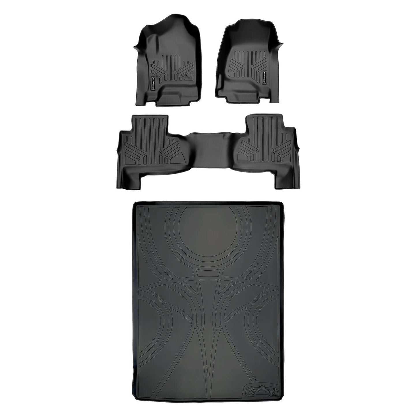 SMARTLINER Floor Liners for 2015-2020 Suburban / Yukon XL ((2nd Row Bench))